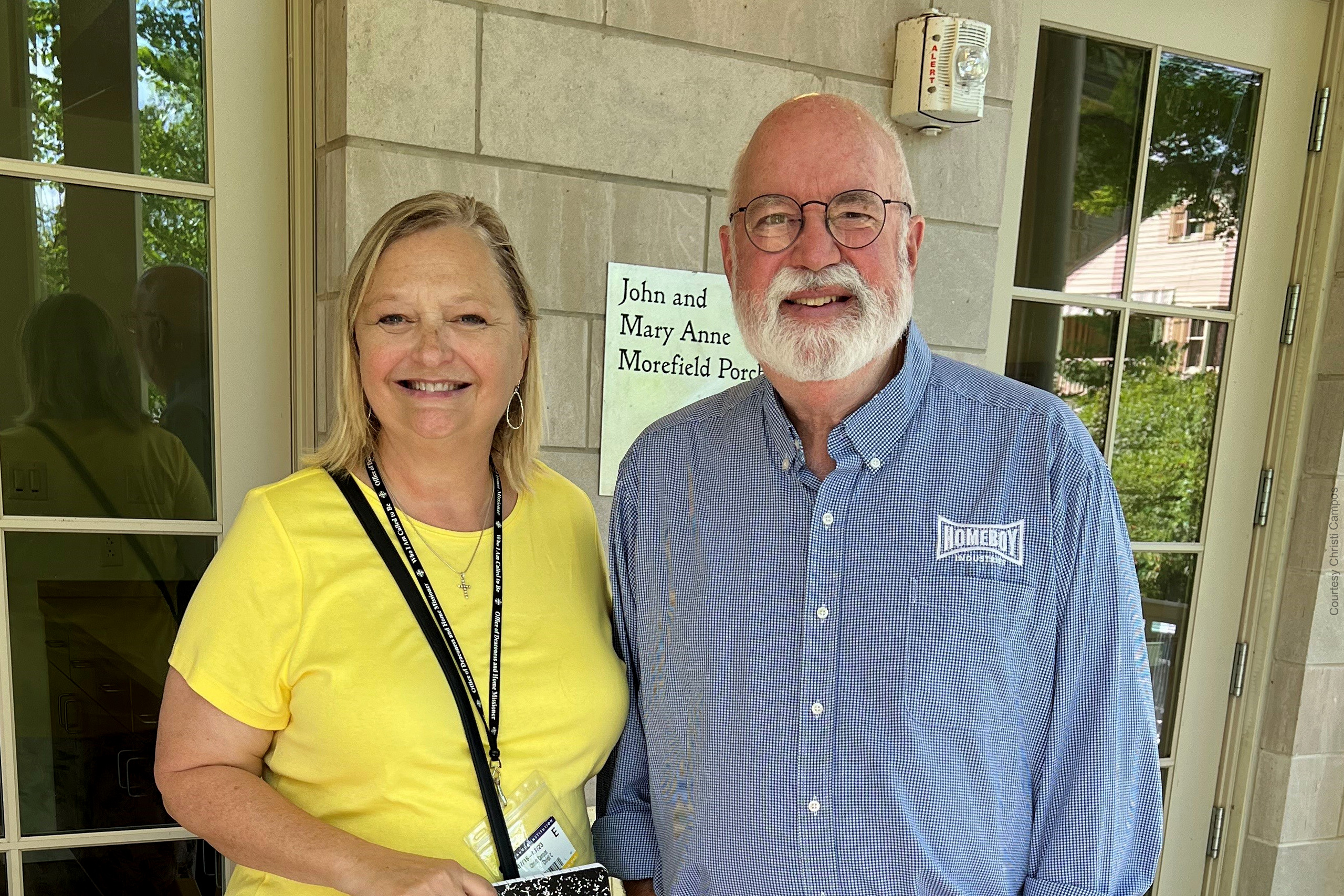 Deaconess Christi Campos meets Father Gregory Boyle