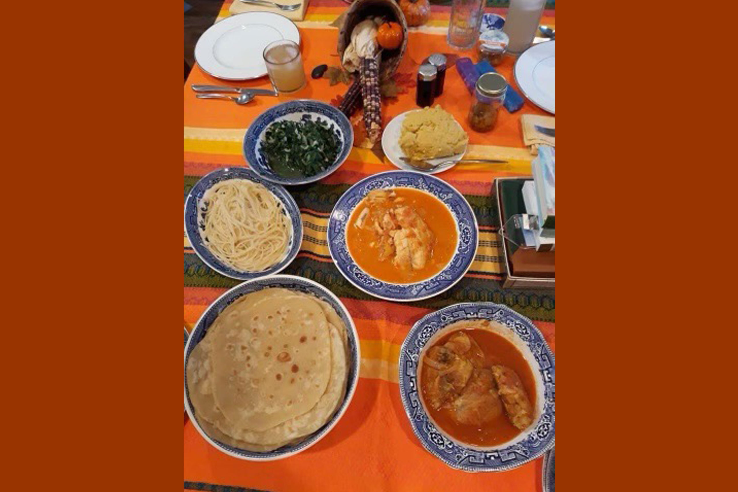 plates of food on a table