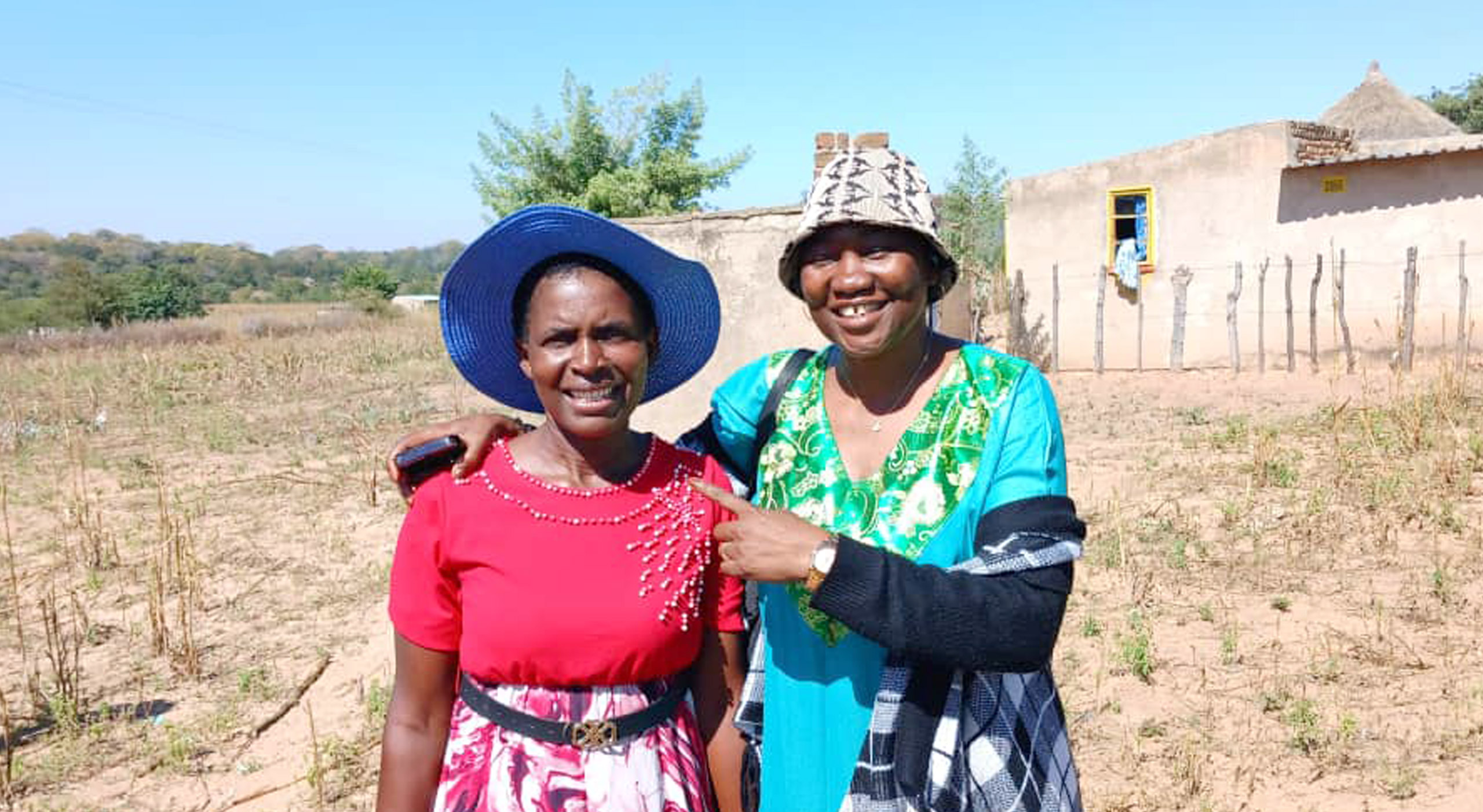 Stella Nyaude and Finda Quiwa